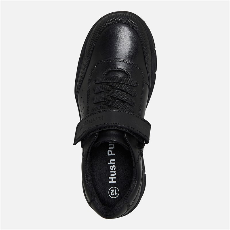 Hush Puppies Junior Brazil Trainers Black - Image 4