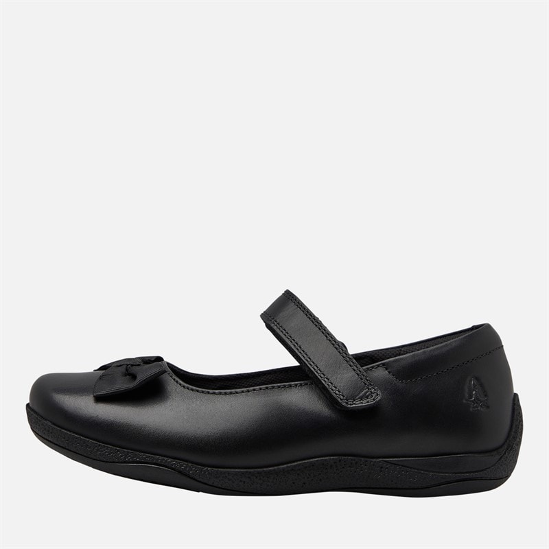 Hush Puppies Junior Girls Starmaker Bow Mary Jane Shoes Black