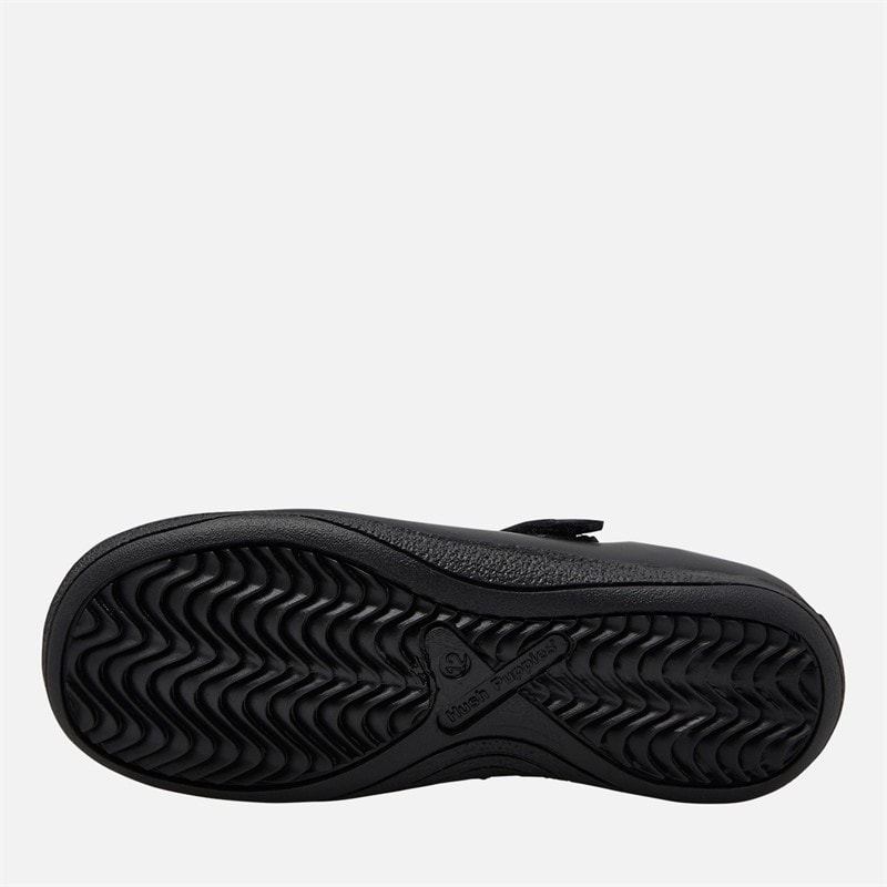 Hush Puppies Junior Girls Starmaker Bow Mary Jane Shoes Black - Image 2