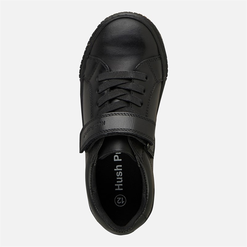Hush Puppies Girls Junior Elsie Trainers Black - Image 4