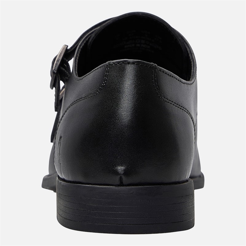 Hush Puppies Mens Ezra Double Monk Shoes Black - Image 3