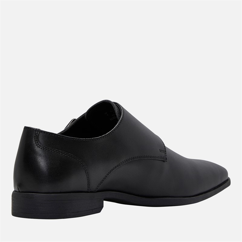 Hush Puppies Mens Ezra Double Monk Shoes Black - Image 5