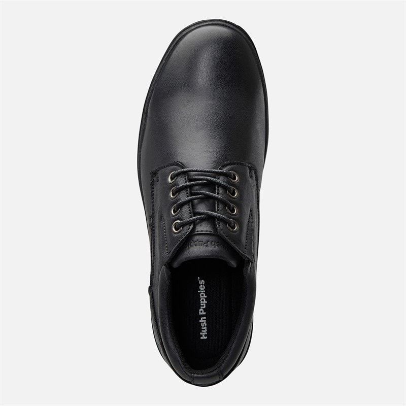 Hush Puppies Mens Titan Lace Shoes Black - Image 4