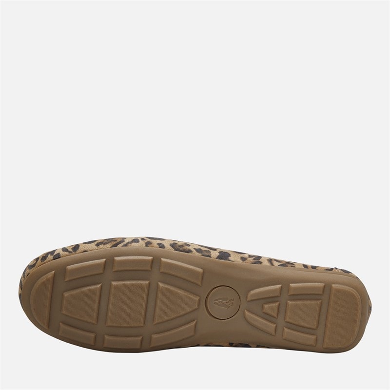 Hush Puppies Womens Margot Suede Loafers Leopard Print Suede - Image 2
