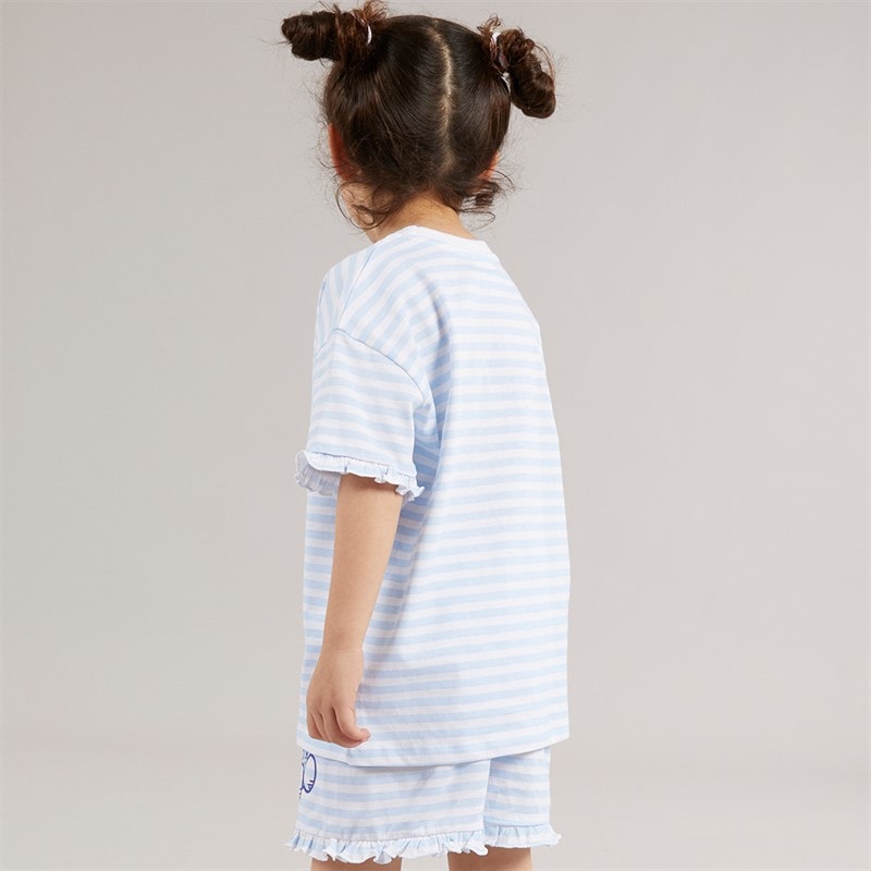 Hello Kitty Girls T-Shirt And Shorts Set Blue - Image 2