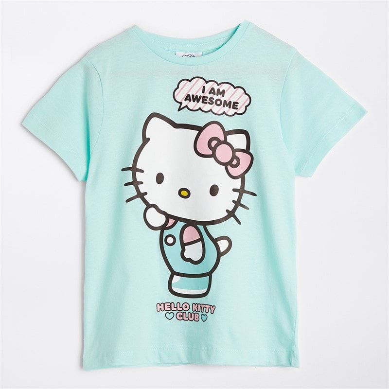 Hello Kitty Girls Five Pack T-Shirts Multi - Image 2