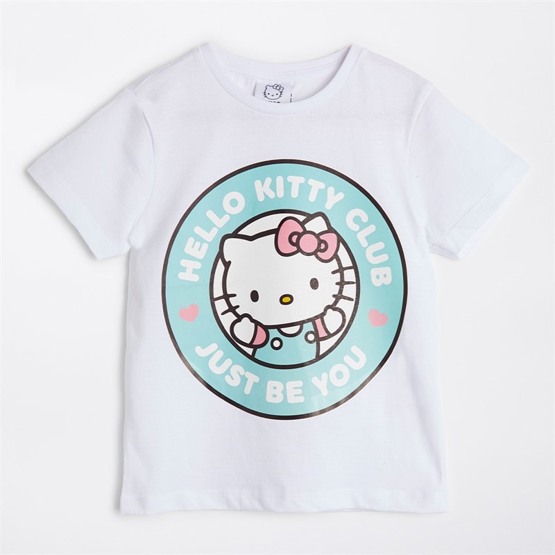 Hello Kitty Girls Five Pack T-Shirts Multi - Image 3