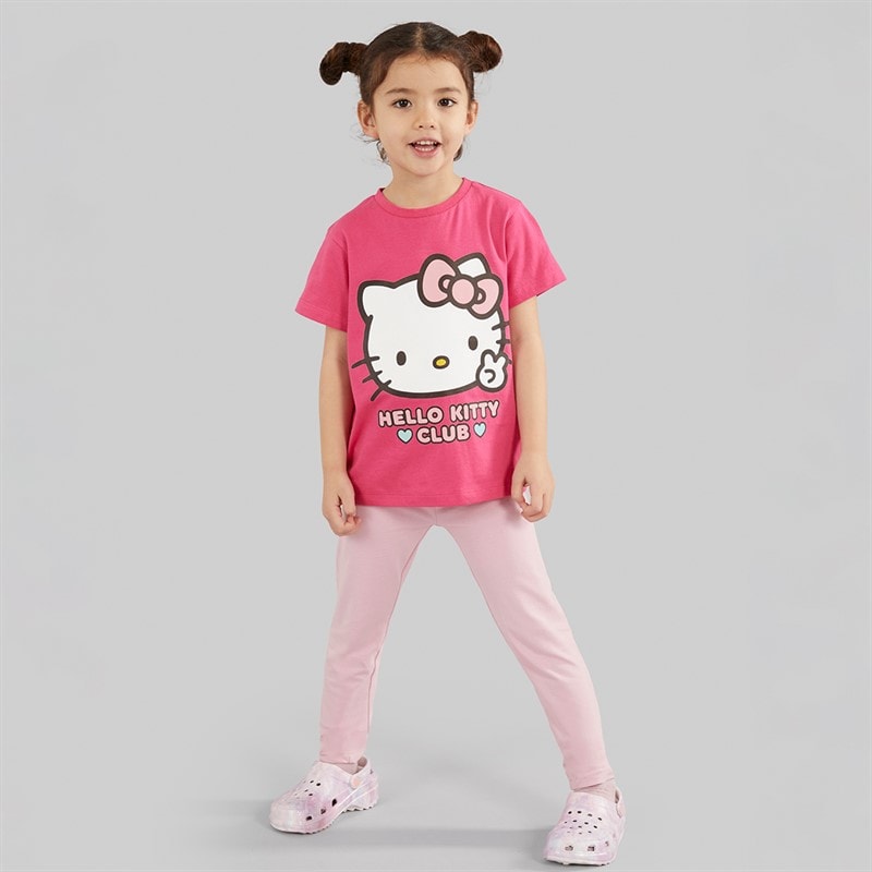 Hello Kitty Girls Five Pack T-Shirts Multi - Image 5