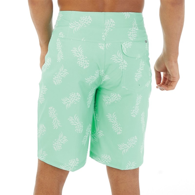 Hurley Mens Favourite Fruit Stemp AOP Swim Board Shorts Light Aqua - Image 2