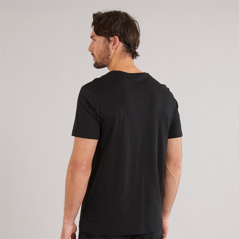 Hurley Mens Graphic T-Shirt Black - Image 2