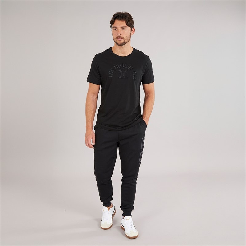 Hurley Mens Graphic T-Shirt Black - Image 3