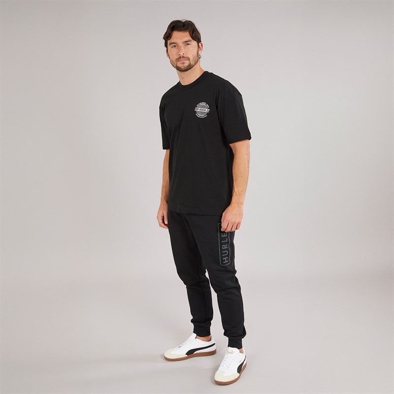 Hurley Mens Graphic T-Shirt Black - Image 4