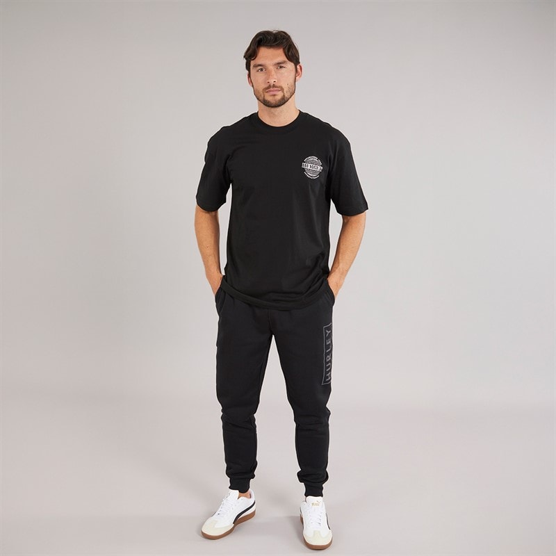 Hurley Mens Relaxed Fit Joggers Black - Image 4