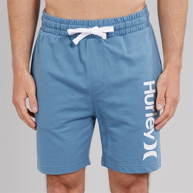 Hurley Mens Lounge Shorts Blue/White - Image 3