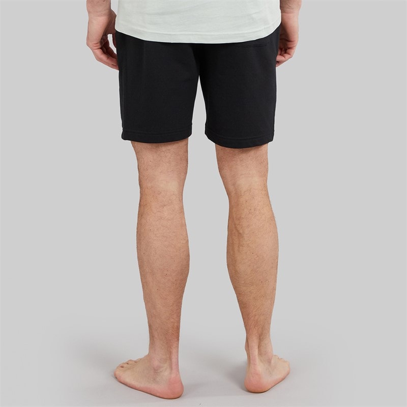 Hurley Mens Number One Logo Lounge Shorts Black - Image 2