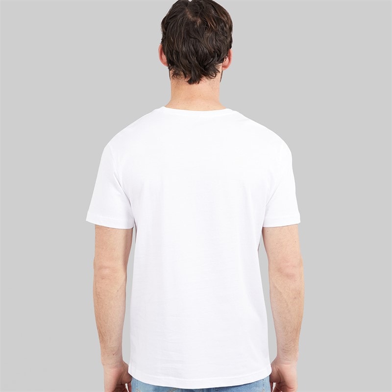 Hurley Mens Traditional BBQ Pocket T-Shirt White Traditional - Image 2