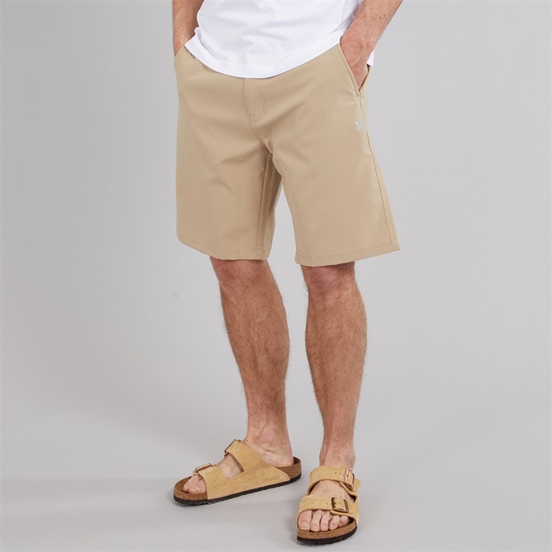 Hurley Mens All Terrain Hybrid Walking Shorts Khaki
