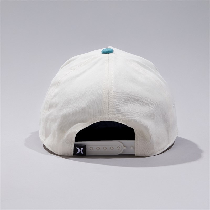 Hurley Mens Supply Adjustable Snapback Cap Cream/Green - Image 2