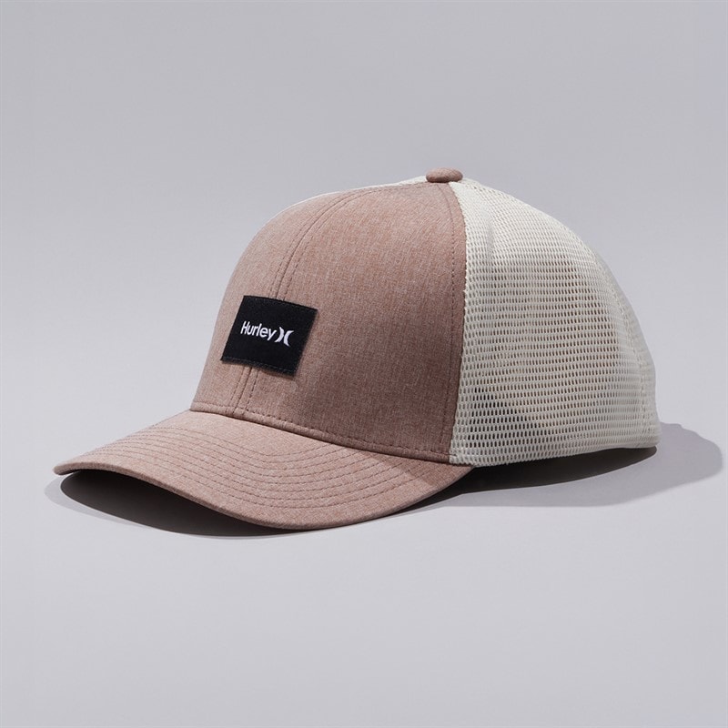 Hurley Mens Warner Adjustable Trucker Cap Medium Brown - Image 1