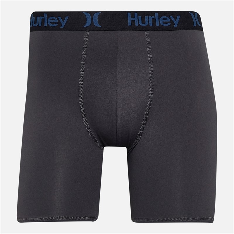 Hurley Mens Five Pack Boxer Briefs Green/Blue - Image 2