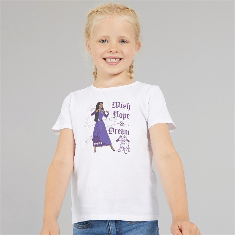 Disney Girls Kydi Wish Three Pack T-Shirts Pink/Bright White/Orchid Bloom - Image 3