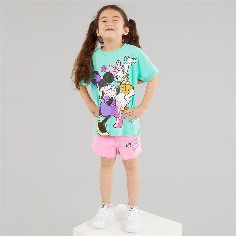 Disney Girls T-Shirt And Shorts Set Multi - Image 4