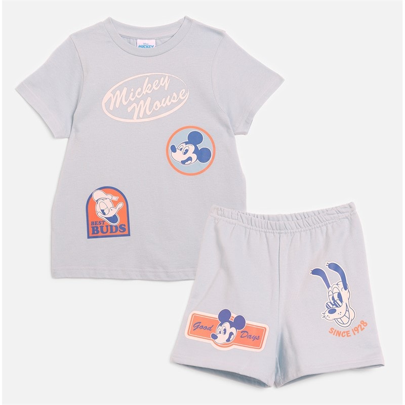 Disney Boys T-Shirt And Shorts Set Blue - Image 1