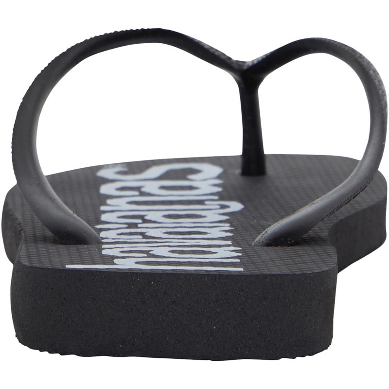 Havaianas Junior Top Logomania Flip Flops Black - Image 4
