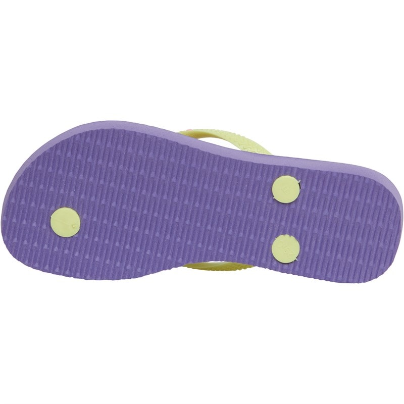 Havaianas Girls Disney Cool Flip Flops Purple Paisley - Image 3