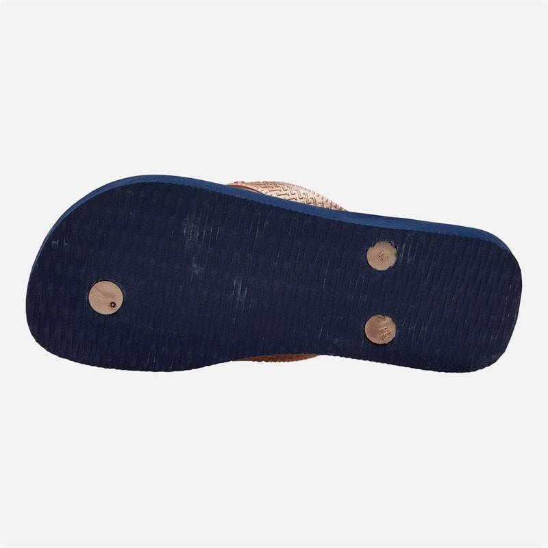 Havaianas Girls Top Pets Flip Flops Navy Blue/Rose - Image 3