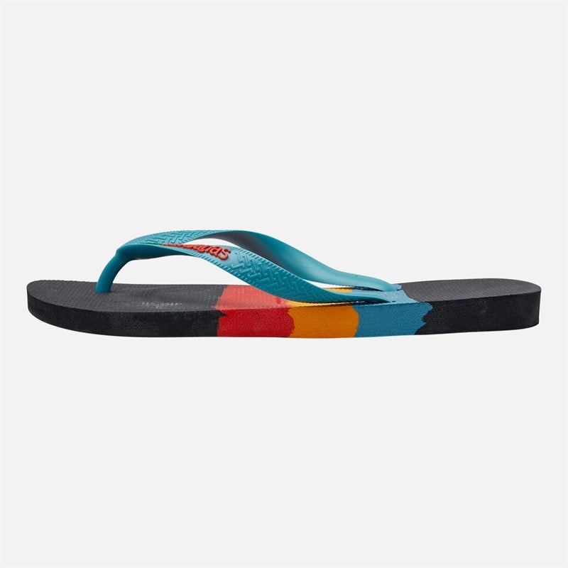 Havaianas Mens Brasil Tech Flip Flops Black/Multi - Image 2