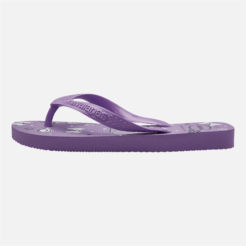 Havaianas Girls Top Disney Flip Flops Prisma Purple - Image 2