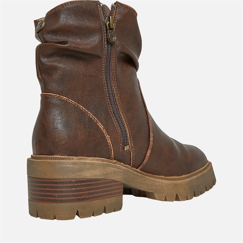 Blowfish Womens Juniper Cozy Ruched Boots Brown - Image 5