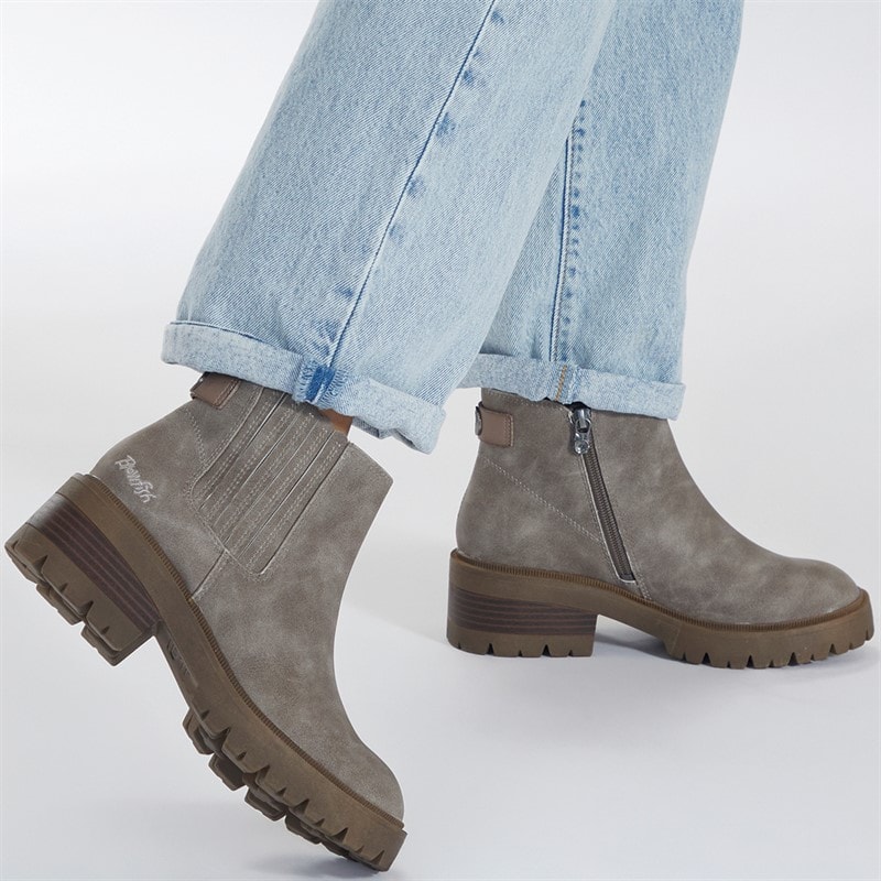 Blowfish Womens Joy Chelsea Boots Grey - Image 1