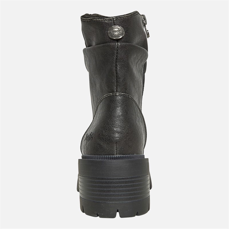 Blowfish Womens Juniper Cozy Ruched Boots Black - Image 3