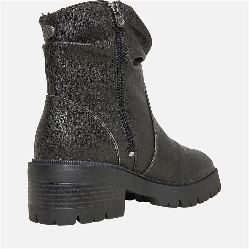 Blowfish Womens Juniper Cozy Ruched Boots Black - Image 5