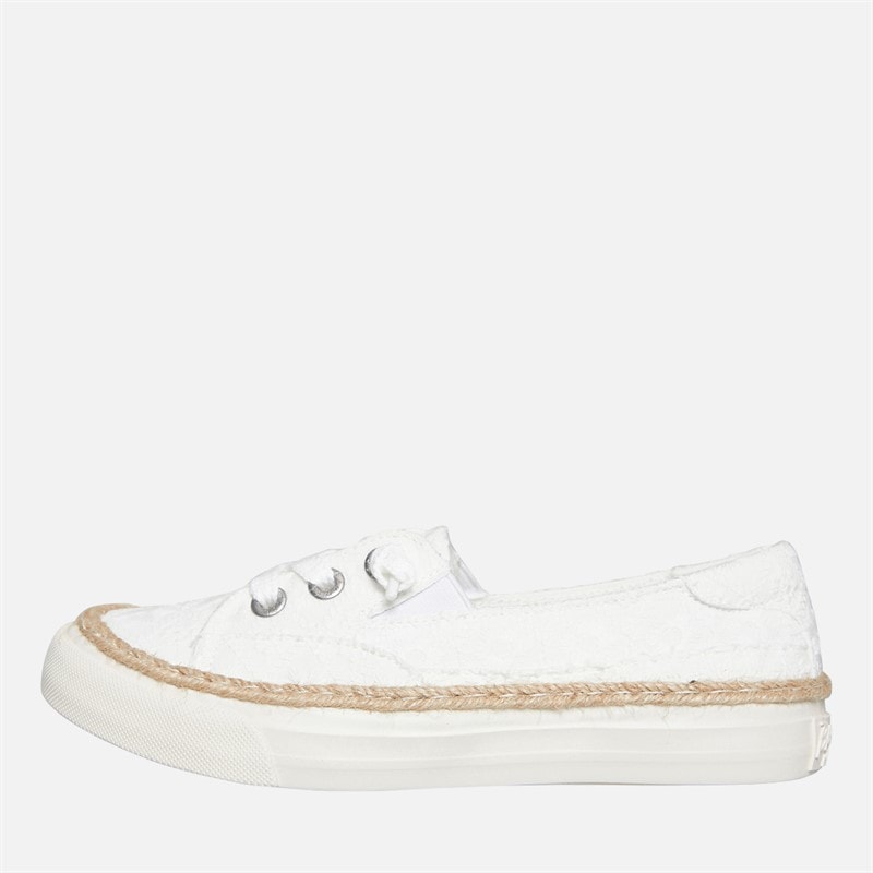 Blowfish Womens Malibu Moon Canvas Shoes White - Image 2