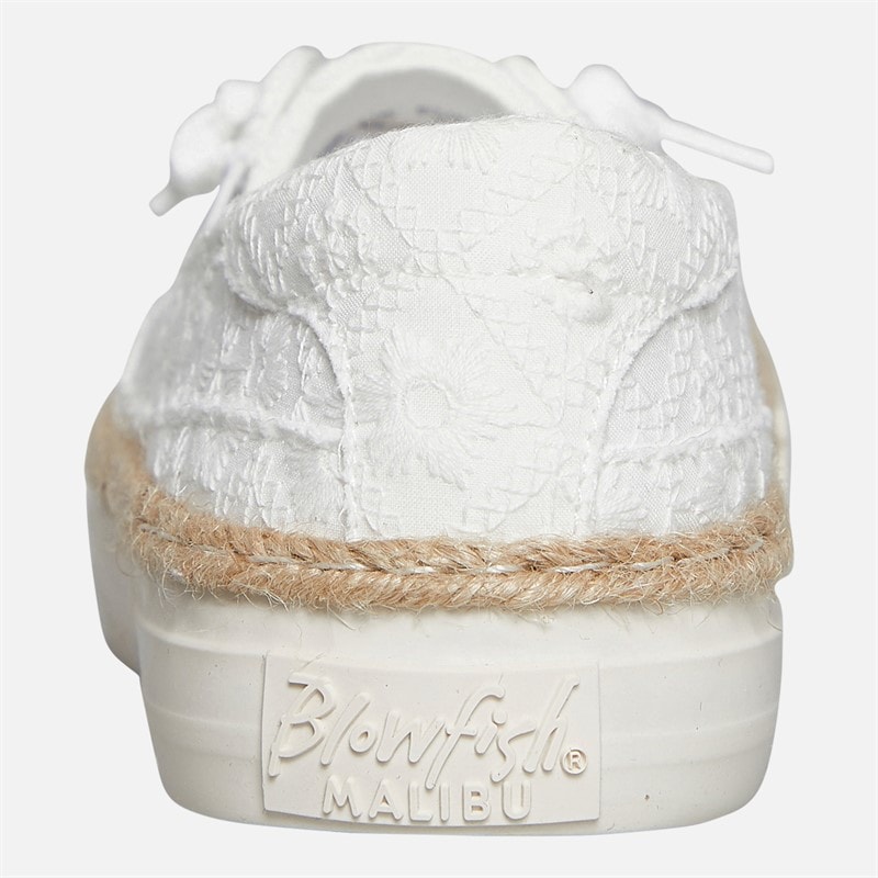 Blowfish Womens Malibu Moon Canvas Shoes White - Image 4