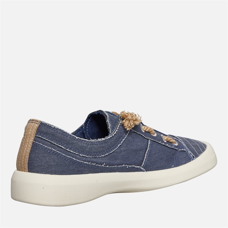 Blowfish Womens Malibu Beachside Slip On Canvas Shoes Navy - Image 5