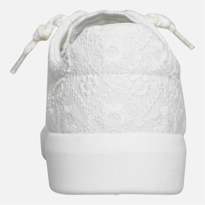 Blowfish Womens Malibu Boardwalk Lace Up Canvas Shoes White - Image 4