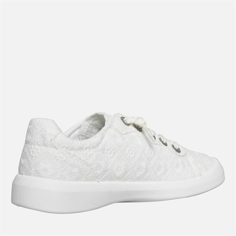 Blowfish Womens Malibu Boardwalk Lace Up Canvas Shoes White - Image 5