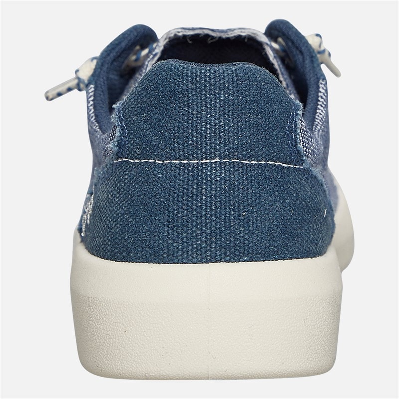 Blowfish Womens Malibu Boardwalk Lace Up Canvas Shoes Navy - Image 4