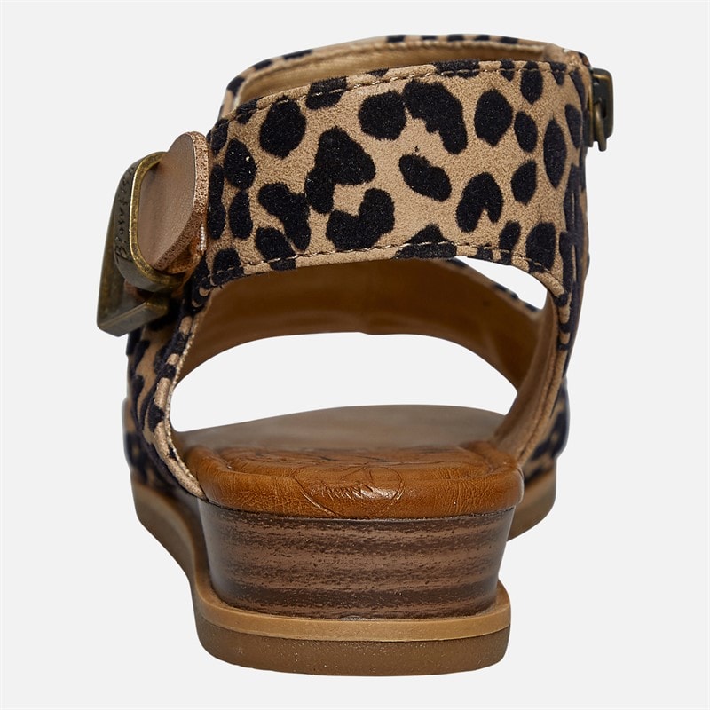 Blowfish Womens Malibu Bliss Ankle Strap Sandals Leopard - Image 4