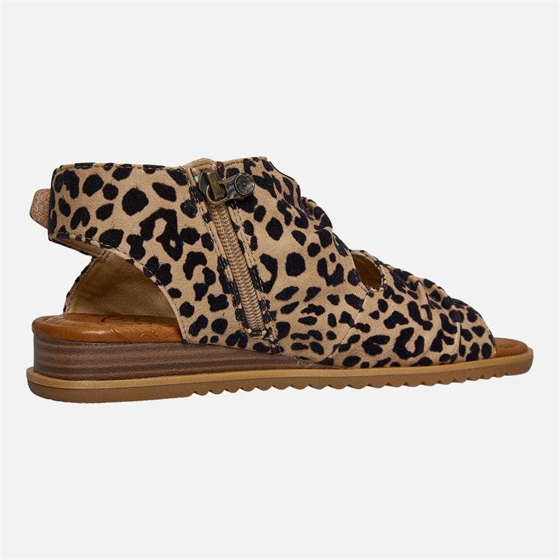 Blowfish Womens Malibu Bliss Ankle Strap Sandals Leopard - Image 5