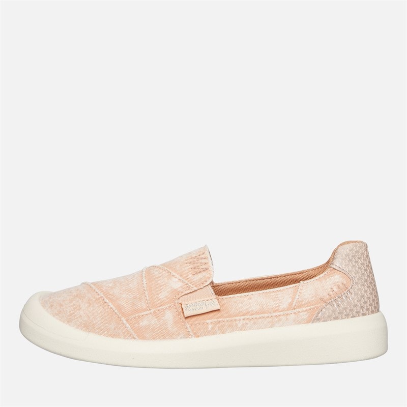 Blowfish Womens Malibu Beachfront Slip On Canvas Shoes Pink - Image 2