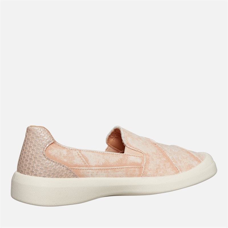 Blowfish Womens Malibu Beachfront Slip On Canvas Shoes Pink - Image 5