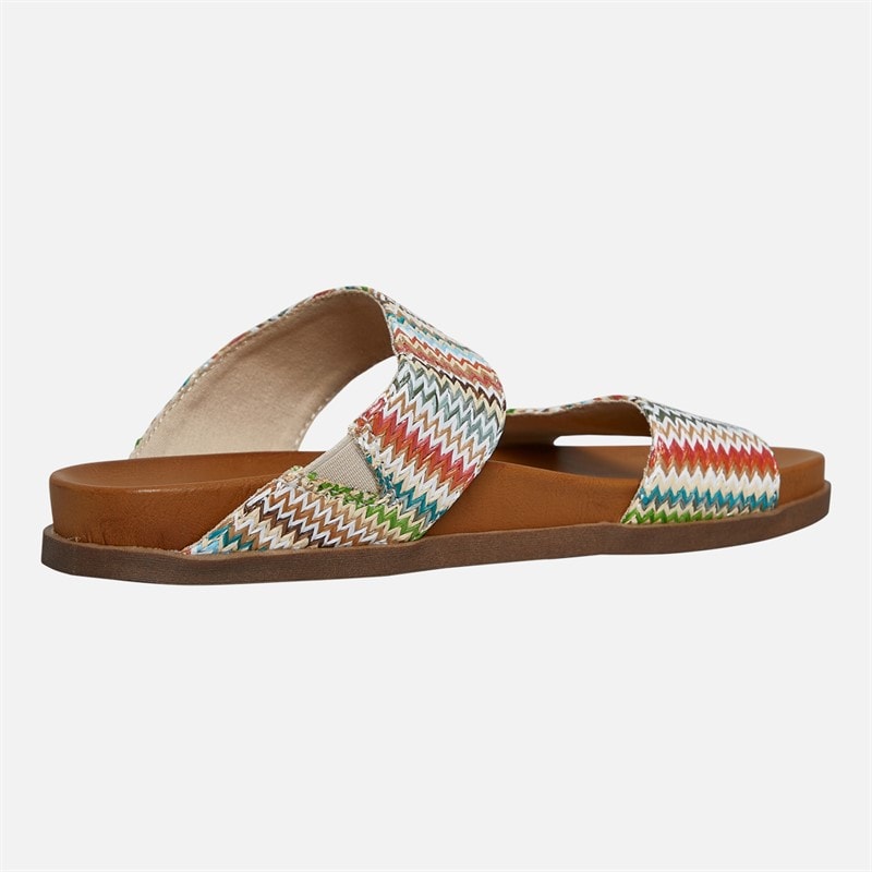 Blowfish Womens Malibu Leah Mule Footbed Sandals Multi - Image 5
