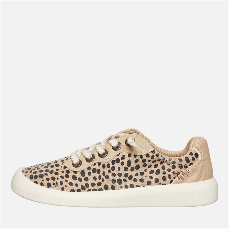 Blowfish Womens Malibu Boardwalk Lace Up Canvas Shoes Cheetah - Image 2