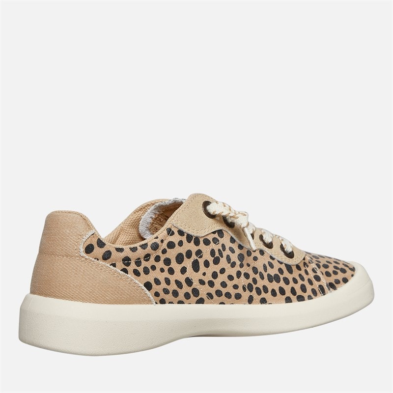 Blowfish Womens Malibu Boardwalk Lace Up Canvas Shoes Cheetah - Image 5