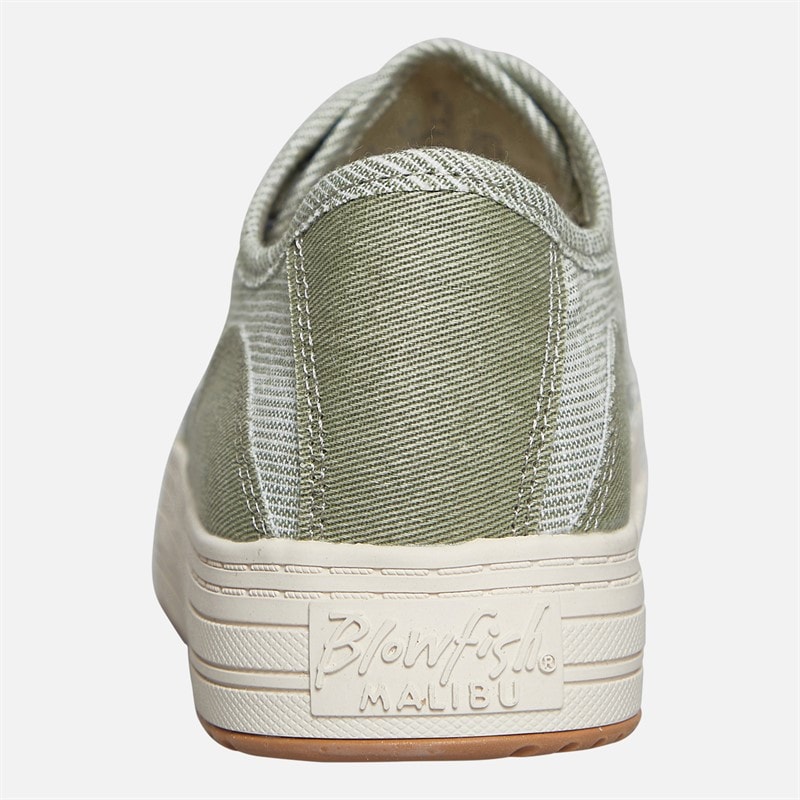 Blowfish Womens Malibu Super Smile Canvas Shoes Pistachio - Image 4